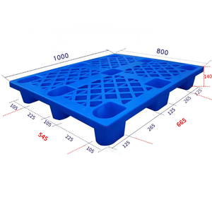 Paleta de Plástico HDPE de Alta Calidad <span class=keywords><strong>Yuge</strong></span> de 9 Pies, de Una Sola Cara, Entrada de 4 Vías, Carga Dinámica de 0.5t, Peso de 12kg, para Almacenamiento Industrial - Product Image 3
