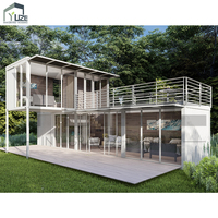 Casa Prefabricada de Acero Resistente en China, Estructura de Acero, Residencial, 2 Pisos, 3 Dormitorios, Villa, Hotel Contenedor, Casa para Australia