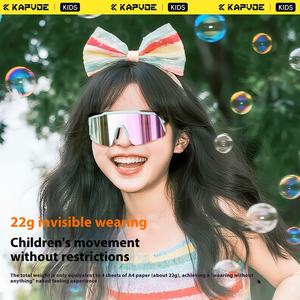 <span class=keywords><strong>KAPVOE</strong></span> Lunettes de sport polarisées pour enfants à couleurs changeantes pour hommes et femmes Lunettes de sport pour patinage à roulettes Lunettes d'équilibre pour voiture - Product Image 4