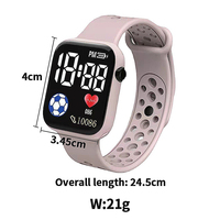 Montre connectée unisexe avec écran OLED, suivi d'activité physique, podomètre, montre connectée carrée, montre connectée tendance en plastique et caoutchouc pour le sport