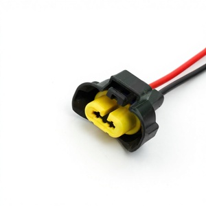 CNCH 2穴プラグケーブル日産H8ランプホルダーフォグランプヘッドランプ回転信号配線用ハーネスコネクタ - Product Image 1