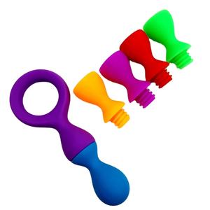 <span class=keywords><strong>Unisex</strong></span> Butt Plug Met Stevige Ballen Stimulerende Siliconen Volwassen Seksspeeltjes Kleurrijke Diy <span class=keywords><strong>Anal</strong></span> Kralen Seksuele Kleurrijke Nieuwigheden Grappig Sm - Product Image 4