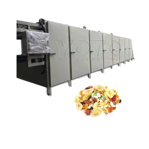 Large mesh belt dryer, dried vegetables and fruit slices drying box, multi-layer continuous food dryer