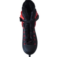 Patins à glace rigides en gros avec doublure lavable, chaussures et lacets pour location sur patinoire extérieure estivale