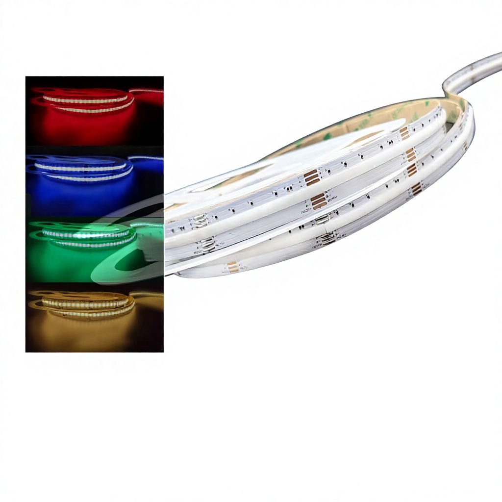 App Controlled COB LED Strip 24V RGBW RGBCCT LED Strip Light Smart LED Strips for Decorative Accent Lightings