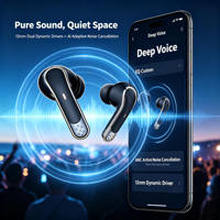 Écouteurs intra-auriculaires intelligents à traduction instantanée IA en temps réel pour réunions, sommeil et enregistrement vocal