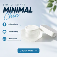Pot de cosmétique blanc mat en plastique de haute qualité 50g, contenant vide de crème pour le visage