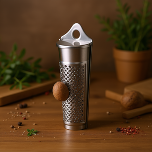 Nutmeg <b>Grinder</b> Stainless Steel Manual Spice Grater For Kitchen Use - Product Image 3