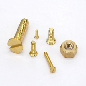 Brass <b>Screw</b> Countersunk <b>Flat</b> Head Machine <b>Screw</b> High Strength Brass Fastener for Industrial Hardware - Product Image 6