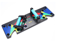 Supports de pompes multifonctionnels portables en ABS avec conception échelonnée pour l'entraînement des bras et des muscles abdominaux, appareil d'exercice abdominal