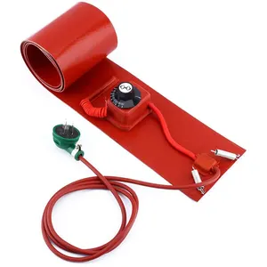 220v 2kw electric industrial flexible 55 gallon 200 litre oil silicone rubber heater drum heating belt