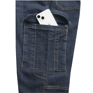 Jean cargo extensible pour homme Black Eagle, pantalon utilitaire multi-poches, coupe droite, vêtements décontractés, pantalon de travail durable - Product Image 4