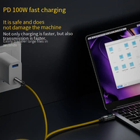 Cable de Datos Tipo-C con Pantalla Digital, PD100W, USB 3.2, Transmisión de 20Gbps, Funcionalidad Completa, Carga Rápida