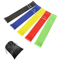 Bandas Elásticas de Resistencia de Goma con Logotipo Personalizado para Fitness y Entrenamiento en Gimnasio, Cintas Circulares para Ejercicio para Niños y Adultos Unisex