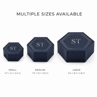 Boîte cadeau de luxe en carton rigide magnétique de forme hexagonale personnalisée pour bijoux, parfums, bougies