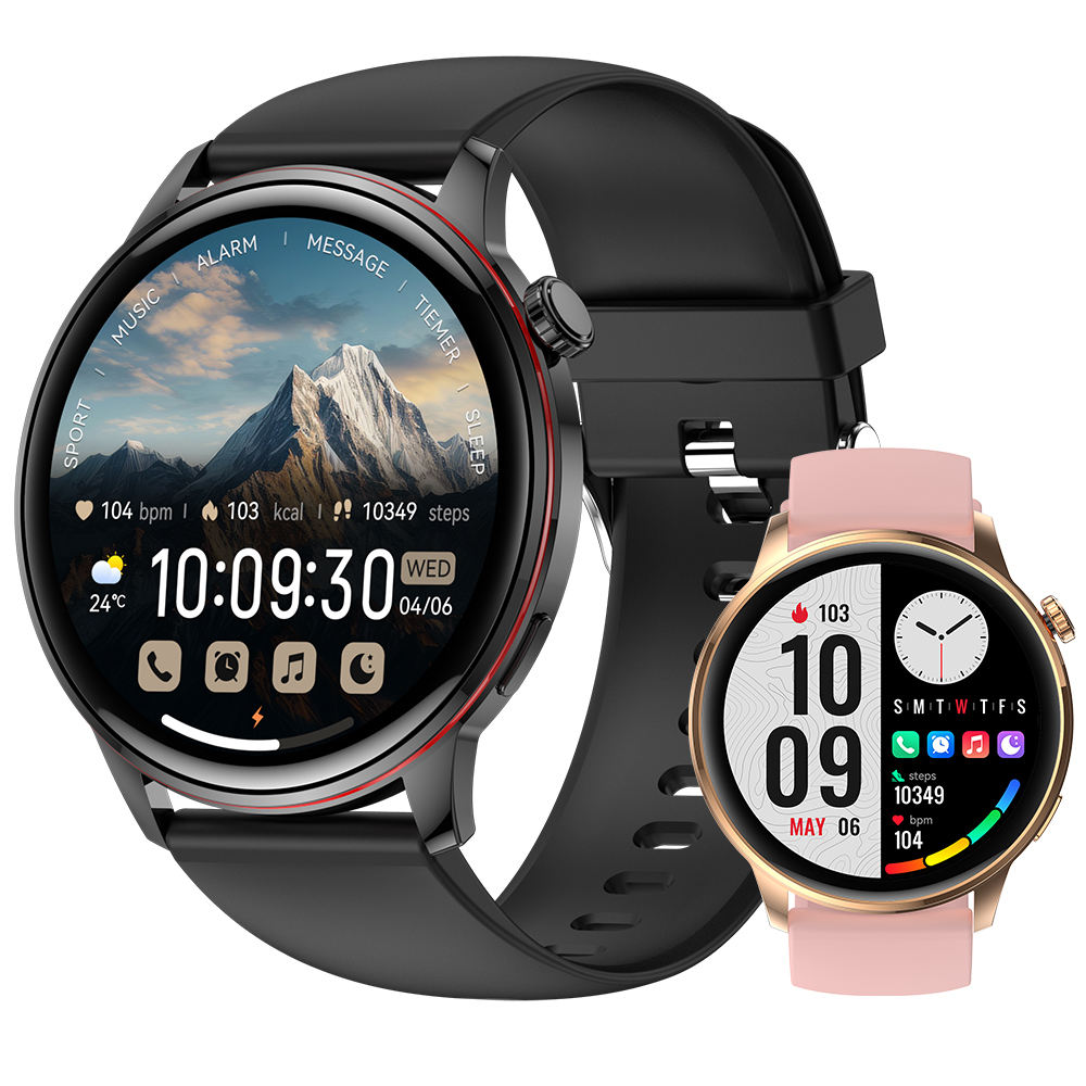 2026  HK36 Fashion Smart Watch 1.43inch AMOLED Heart Rate Sport Fitness Tracker NFC BT Calling Smart Watch for Men Women