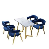 Mobilier de Restaurant Très Vendu : Table et Chaise de Salle à Manger Luxe Léger pour Café, Canapé Banquette pour Restaurant de Desserts