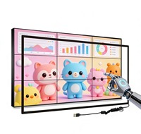 Cadre tactile infrarouge YINGTOUCH de 15 pouces, taille personnalisable, pour conférences et enseignement, noir, 16:9, écran USB, série professionnelle