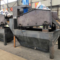 Machine de recyclage de sable fin à haute efficacité, tamis de déshydratation de boue minier en maille de polyuréthane avec pompe à pression et hydrocyclone