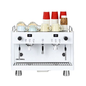เครื่องชงกาแฟเอสเพรสโซแบบมืออาชีพ ยี่ห้ออิตาลี รุ่นขายดี 3200 วัตต์ 9 บาร์ พร้อมหม้อต้มแบบ Mother-Son และปั๊มโรตารี่เชิงพาณิชย์ แบบหม้อต้มคู่ - Product Image 6