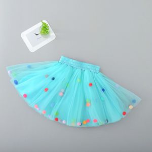 Venta al por Mayor de Fábrica, Lindas Faldas para Bebés y Niñas Pequeñas, Falda de Tul Colorida <span class=keywords><strong>con</strong></span> <span class=keywords><strong>Pompones</strong></span>, Falda Tutú Encantadora para Niñas - Product Image 6