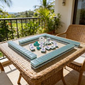 กระดานไพ่นกกระจอกอะคริลิคแบบสลักลาย สไตล์อเมริกัน คุณภาพพรีเมียม สำหรับใช้ในบ้านและงานปาร์ตี้  ลดราคาพิเศษ - Product Image 1