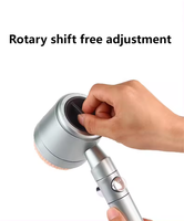 2025 NOUVEAU pommeau de douche à gouttes d'ions, douche filtrée avec poche, 5 modes de pulvérisation avec filtre intégré interrupteur marche/arrêt