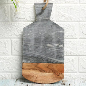 Planche à découper rectangulaire en bois d'acacia et bambou durable de vente chaude 1.5 cm d'épaisseur pour le petit déjeuner et l'utilisation de la cuisine au fromage - Product Image 1