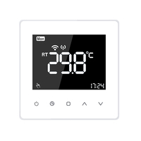 Thermostat de chaudière connecté Wi-Fi avec contrôle à distance par smartphone et alimentation par piles pour le chauffage de chaudières à eau/gaz