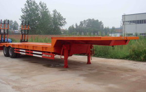 Semirremolque <span class=keywords><strong>de</strong></span> plataforma baja LUEN 2022 <span class=keywords><strong>de</strong></span> 2 ejes y 50 toneladas para transporte <span class=keywords><strong>de</strong></span> contenedores - Product Image 2