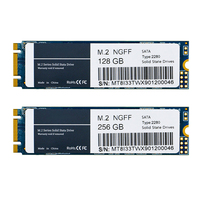 قرص صلب SSD NGFF M.2 SATA بسعة 1 تيرابايت و512 جيجابايت و256 جيجابايت و128 جيجابايت و2 تيرابايت بسعر المصنع بالجملة، محرك أقراص SSD NGFF M2 SATA مقاس 2280 ملم للحواسيب المحمولة وأجهزة سطح المكتب