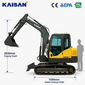 Mini-<span class=keywords><strong>pelle</strong></span> excavatrice avec moteur Kubota, 5/6 <span class=keywords><strong>tonnes</strong></span>, norme EPA Tier 4, livraison gratuite, avec tête de broyeur - Product Image 5
