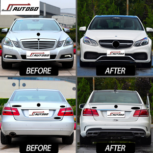 Kit de Carrocería para Reacondicionamiento de Fábrica, de Antiguo a Nuevo, para <span class=keywords><strong>Benz</strong></span> Clase <span class=keywords><strong>E</strong></span> W212 2009 2010 2011 2012, Actualización a E63 AMG 2013, Ensamblaje de Parachoques - Product Image 2