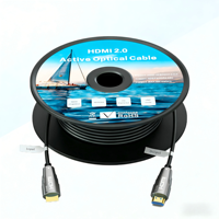 Câble Fibre Optique SIPU 4K 60Hz AOC HDTV Plaqué Or Longue Portée pour Projecteur 10M 20M 30M 50M Câble Réseau OEM
