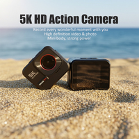 Cámara de Acción Inteligente 5k 30FPS Antivibración para Ciclismo, Viajes, Vlog, WiFi, Deportes, con Control Remoto V8