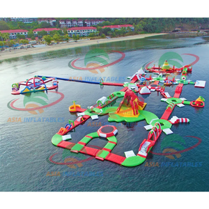 Fabricante gran <span class=keywords><strong>parque</strong></span> acuático inflable equipo flotante para playa o lago mejor precio <span class=keywords><strong>parque</strong></span> marino inflable - Product Image 4