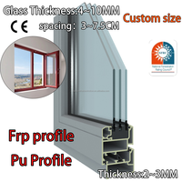 Proveedor de Perfiles de Extrusión de Fibra de Vidrio FRP GRP Resistentes a la Intemperie con Servicio OEM para Ventanas de PU, para Obras de Ingeniería Comercial
