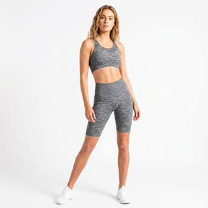 Shorts de yoga respirants et moulants pour femmes, taille haute, effet ventre plat, pantalon de fitness rehausseur de hanches, séchage rapide, anti-plis - Product Image 2