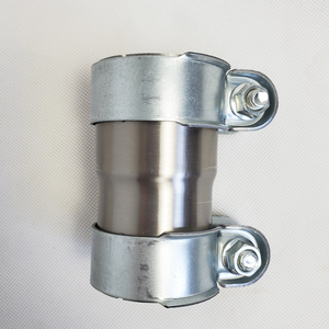 Collier de serrage réducteur de tuyau d'échappement automobile galvanisé de haute qualité, connecteur de manchon de silencieux à diamètre variable, collier de serrage d'échappement robuste - Product Image 3