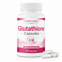 Capsules blanchissantes pour adultes de haute qualité à haute dose de glutathion, collagène et vitamine C, marque OEM, 60 unités