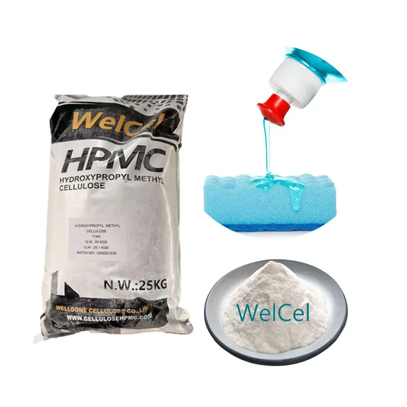 WELCEL Hydroxy propyl Methyl Cellulose Hpmc Hidroxipropil Metilcelul Methocel für Seifen waschmittel Rohstoffe in Malaysia