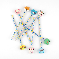 Crayon HB en bois et caoutchouc pour enfants, vente en gros