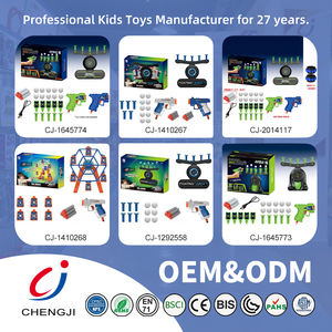 Чэнджи выстрел плавающий стрелковый пистолет набор классный дизайн симулятор 2 в 1 Eva мягкие мячи стрельба мишень игровой пистолет - Product Image 6