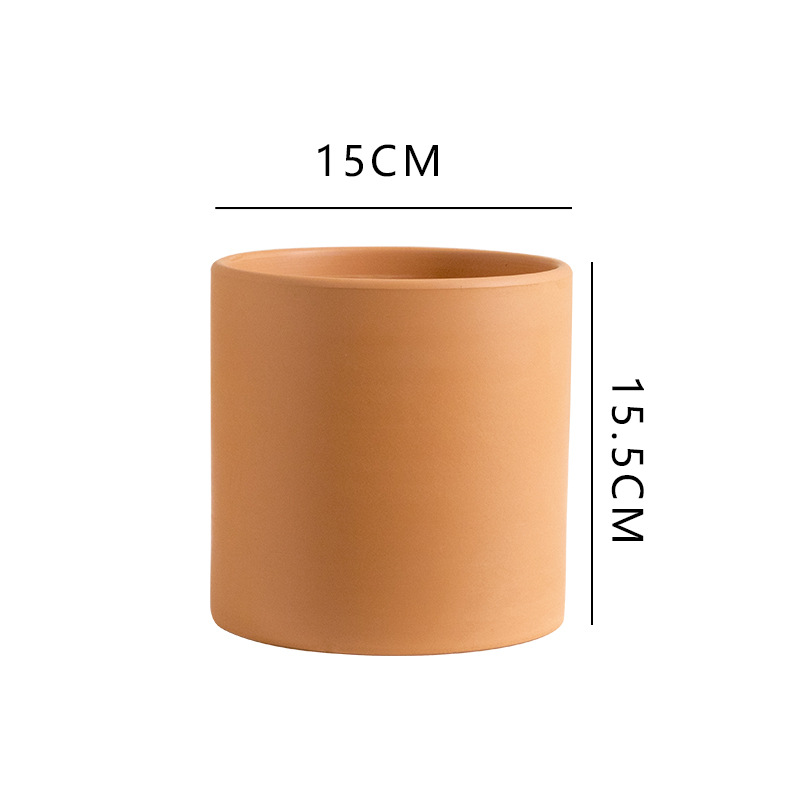 Cilindro de cerámica roja 15*15,5-medio