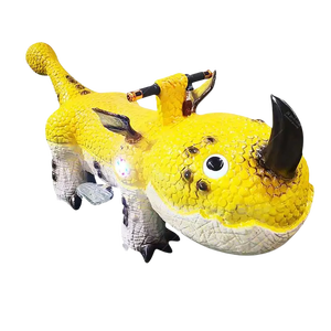 Joy2fun Juguete de <span class=keywords><strong>dinosaurio</strong></span> electrónico animado para interiores, andador eléctrico operado con monedas, directo de fábrica - Product Image 4