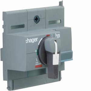 Maniglia Rotante Diretta Hager per Interruttore Automatico H3 X250 12x9.5x11.5 Cm - Product Image 1