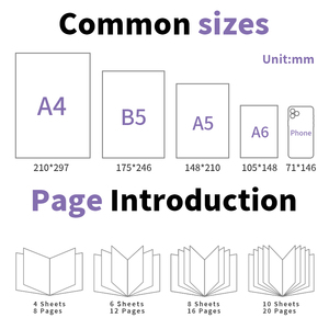 Vendita diretta personalizzata per studenti Friendly quaderno a bande leggero elastico per la discussione di gruppo - Product Image 4