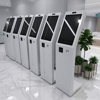 Quiosco Prefabricado en Contenedor con Pantalla Táctil de 27 Pulgadas, Terminal Punto de Venta para Restaurantes, Quioscos de Pedidos para Centros Comerciales, Máquina de Autoservicio