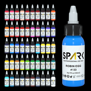 Fabricación OEM Tinta de alta calidad 30ml 1OZ Pigmento Tatuaje Maquillaje permanente Pigmento Tinta de tatuaje para arte corporal - Product Image 1