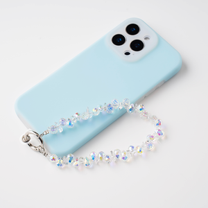 เคสโทรศัพท์กันกระแทกแบบหรูหรา พร้อมพวงกุญแจประดับคริสตัลรูปหยดน้ำระยิบระยับ สายคล้องมือถือวิบวับ - Product Image 2